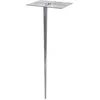 Image de QAZQA charlois - Industriele Staande Buitenlamp | Staande Lamp voor buiten - 1 lichts - H 80 cm - Zwart - Industrieel - Buitenverlichting