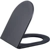 Image de QeramiQ Dely Zitting - softclose - quickrelease - slim - mat zwart