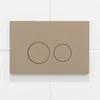 Image de QeramiQ Push Bedieningsplaat - voor Geberit UP320 inbouwreservoir - dualflush - ronde knoppen - kunststof taupe