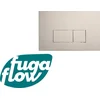 Image de FugaFlow Eccelente Press Bedieningsplaat - bedieningspaneel voor Geberit UP320 inbouwreservoir - dualflush - rechthoekige knoppen - metaal wit mat