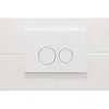 Image de FugaFlow Efficiente Press Bedieningsplaat - bedieningspaneel voor Geberit UP320 inbouwreservoir - dualflush - ronde knoppen - kunststof wit glans
