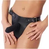Image de Rimba - Lederen Strap-on Slip Met voorbinddildo