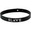 Image de Rimba - Halsband - Collar Met Tekst - SLAVE - Siliconen - Collar