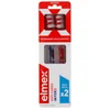 Image de Elmex Anti-Caries InterX Tandenborstel Medium Duo Pack (Kleur : Oranje - Blauw)