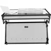 Image de UDG Ultimate Flightcase Portable Z-Style DJ Table White Plus Wheels (U91072WH) - DJ-tafel