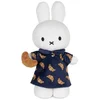 Image de Bon Ton Toys - Miffy Knuffel Staand 24 cm   Croissantjurk Donkerblauw   Duurzaam & Handgemaakt