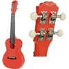 Image de Concert ukelele - Korala PUC-20 - Polycarbonaat Body - Akoestische Kamers - Rood