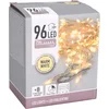 Image de Kerstverlichting - 700 cm - 96 leds - warm wit - batterij - timer - lichtsnoer