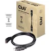 Image de club3D HDMI Aansluitkabel HDMI-A stekker, HDMI-A stekker 2.00 m Zwart CAC-1360 High Speed HDMI met ethernet, Vlambesten