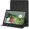 Image de Tablet Hoes Geschikt voor Google Pixel Tablet | Luxe Tri-Fold Book Case | Kunst Leren Bescherm Hoes | Standaard Functie | Zwart