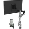 Image de R-Go Zepher Monitorarm - 1 Scherm - Verstelbaar - VESA 75/100 - 8 kg draagvermogen - 100% circulair - Zwart/Zilver