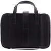 Image de R-Go Viva Laptoptas, full-grain leer, met geïntegreerde laptopstandaard, schouderband, 15,6 inch, zwart