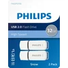Image de Philips USB stick 2.0 32GB - Snow - Grijs - 2 stuks - FM32FD70D