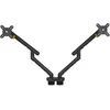 Image de BakkerElkhuizen BE Flexible Dual Monitorarm - Zwart - Monitorarm voor 2 Monitoren 17-35 Inch - 2-10kg (Per Monitor) - VESA 75x75 & 100x100mm - 360° Rotatie - Mechanische Veer - Kabelbeheer - Klem/Doorvoer - 72% Gerecycled - Levenslange Garantie