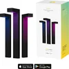 Image de Hombli Slimme Sokkellamp Starter Kit - Buitenverlichting - Wit en gekleurd licht - Tuinverlichting - Timerfunctie - 3 stuks - Zwart