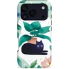Image de Casetastic Hoesje Geschikt voor Apple iPhone 17 Pro MagSafe - Stijlvolle Beschermende Duo-layer Case - Plantenkat