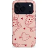 Image de Casetastic Hoesje Geschikt voor Apple iPhone 17 Pro MagSafe - Stijlvolle Beschermende Duo-layer Case - Zoete Liefdesflirt - Roze Rood - Pafrum - Love You - Valentijn