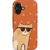 Image de Casetastic Hoesje Geschikt voor Apple iPhone 17 MagSafe - Stijlvolle Beschermende Duo-layer Case - CoolCat