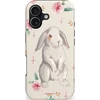 Image de Casetastic Hoesje Geschikt voor Apple iPhone 17 MagSafe - Stijlvolle Beschermende Duo-layer Case - Klein konijntje