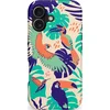 Image de Casetastic Hoesje Geschikt voor Apple iPhone 17 MagSafe - Stijlvolle Beschermende Duo-layer Case - Tropische Vogels