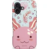 Image de Casetastic Hoesje Geschikt voor Apple iPhone 17 MagSafe - Stijlvolle Beschermende Duo-layer Case - Axolotl knuffels