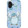 Image de Casetastic Hoesje Geschikt voor Apple iPhone 17 MagSafe - Stijlvolle Beschermende Duo-layer Case - Pinguin vleugels