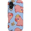 Image de Casetastic Hoesje Geschikt voor Apple iPhone 17 MagSafe - Stijlvolle Beschermende Duo-layer Case - Capibara geluk