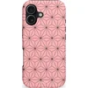Image de Casetastic Hoesje Geschikt voor Apple iPhone 17 MagSafe - Stijlvolle Beschermende Duo-layer Case - Roze Zwarte Fashion Paris Patroon
