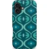 Image de Casetastic Hoesje Geschikt voor Apple iPhone 17 MagSafe - Stijlvolle Beschermende Duo-layer Case - Decoratief Blauwgroen