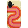 Image de Casetastic Hoesje Geschikt voor Apple iPhone 17 MagSafe - Stijlvolle Beschermende Duo-layer Case - Retro wave