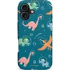 Image de Casetastic Hoesje Geschikt voor Apple iPhone 17 MagSafe - Stijlvolle Beschermende Duo-layer Case - Ruimte raptors
