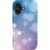 Image de Casetastic Hoesje Geschikt voor Apple iPhone 17 MagSafe - Stijlvolle Beschermende Duo-layer Case - Winterse Sneeuwvlokken