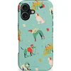 Image de Casetastic Hoesje Geschikt voor Apple iPhone 17 MagSafe - Stijlvolle Beschermende Duo-layer Case - Kerst puppies