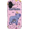 Image de Casetastic Hoesje Geschikt voor Apple iPhone 17 MagSafe - Stijlvolle Beschermende Duo-layer Case - Roze Capibara Anotomie