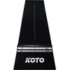 Image de KOTO - Oche Carpet Checkout - Dartmat - Zwart -285 x 80 cm + Oche Score Indicator - Antislip