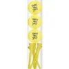 Image de Golfballen Gift Set Happy New Year Geel Inclusief Tees