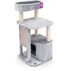 Image de Petrebels  Little Rock 99 katten krabpaal -  Grijs - 99 cm - stabiel