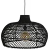 Image de Raw Materials  Maze Hanglamp -   57 cm - Zwart - Natuurlijk rotan