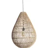 Image de Raw Materials Maze Hanglamp -   45 cm - Druppel - Natural - Rotan