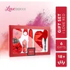 Image de Loveboxxx - I Love Red Cadeauset - Sex Toys voor Koppels - Erotische Geschenkset met Seksspeeltjes en Accessoires - 6 Delig - Erotisch Cadeauset voor Koppels