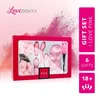 Image de Loveboxxx - I Love Pink Cadeauset - 6 Delige Cadeauset - Geschenkset Vrouwen en Koppels - Cadeau Vrouw en Koppels - Giftset Vrouw en Koppels - Erotisch - Roze