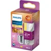 Image de Philips LED Kogellamp Transparant - 40 W - E27 - Dimbaar warmwit licht