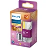 Image de Philips LED Kogellamp Transparant - 60 W - E27 - Dimbaar warmwit licht