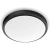 Image de Philips Doris badkamer plafondlamp - zwart - groot - 17 W