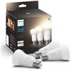 Image de Philips Hue White standaard lamp mat dimbaar (3-pack) - E27 9W 800lm 2700K 230V