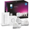 Image de Philips Hue starterkit - wit en gekleurd licht - 3-lampen - GU10 - 1 dimmer switch