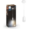 Image de Philips Hue Devote hanglamp - White Ambiance - Wit - Bluetooth