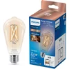 Image de Philips Smart Lighting - Edison Filament - Slimme LED-Verlichting - Warm- tot Koelwit Licht - E27 - 60W - Transparant - Wi-Fi