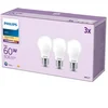 Image de Philips LED Lamp Mat - 60 W - E27 - Warmwit licht - 3 stuks
