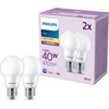 Image de Philips LED Lamp Mat - 40 W - E27 - Warmwit licht - 2 stuks